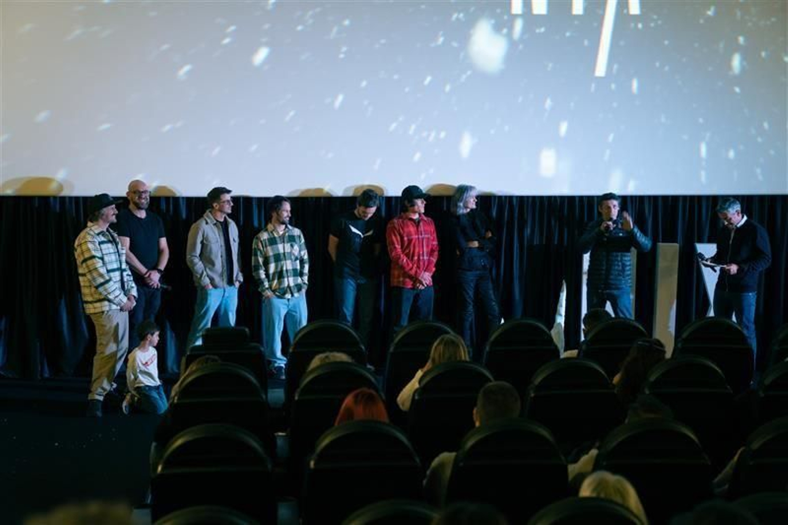 Imagen del estreno de la película.