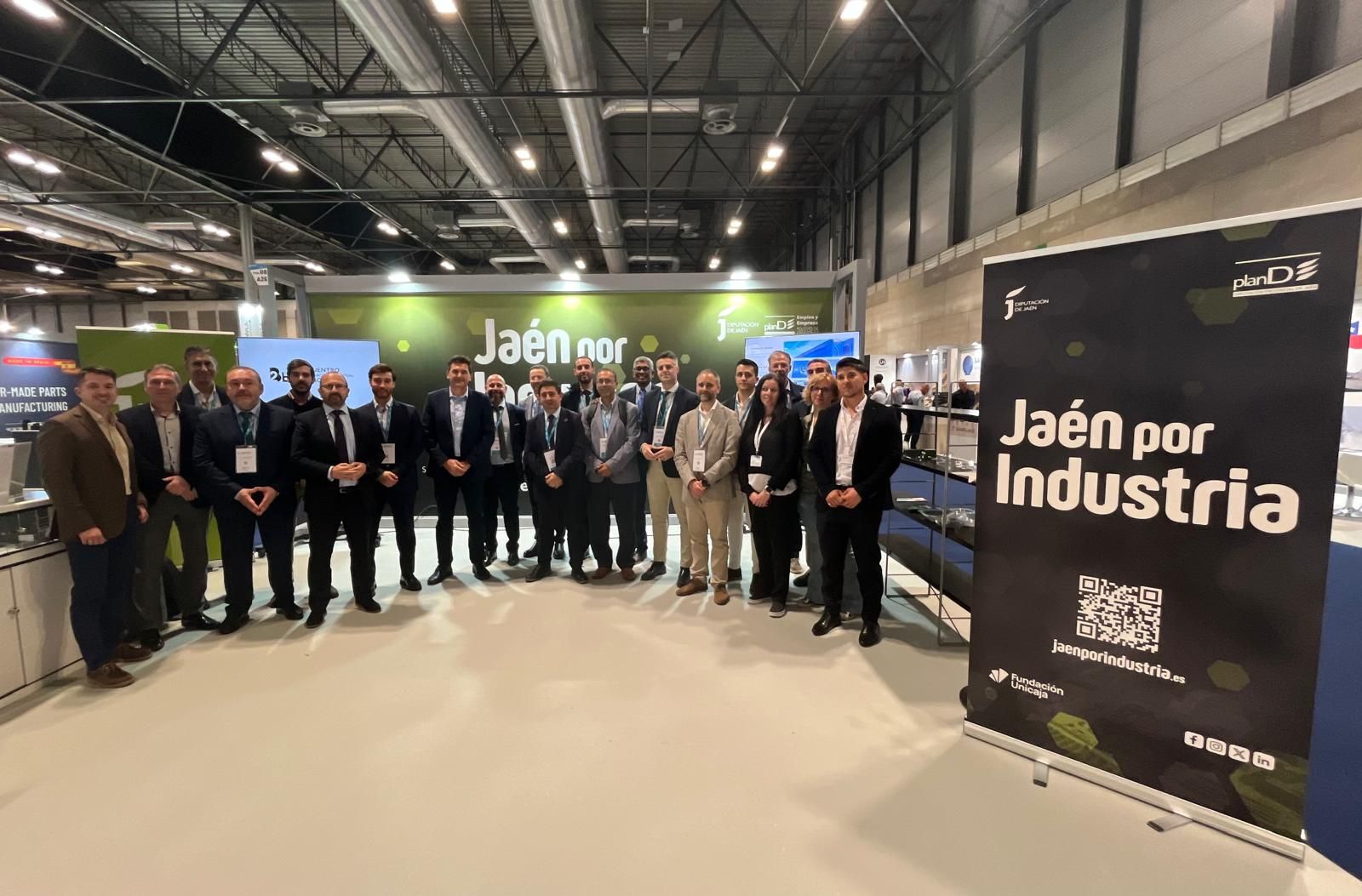 Empresas jiennenses en el Feria de Defensa.