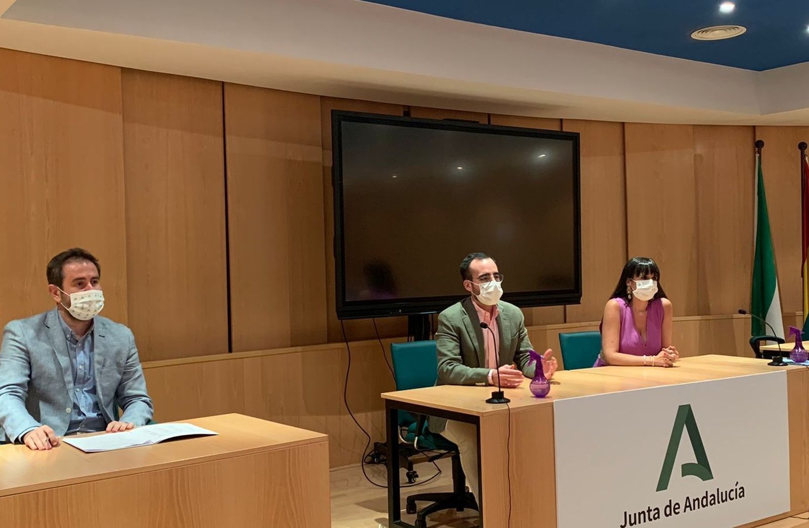 El responsable territorial, Ángel Herrador en rueda de prensa.