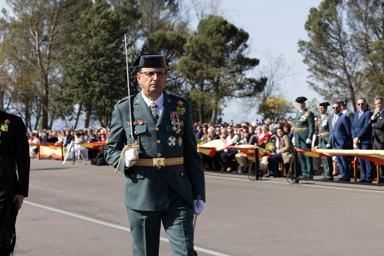 Acto de jura de bandera de la 130ª promoción de guardias civiles de la Academia de Baeza