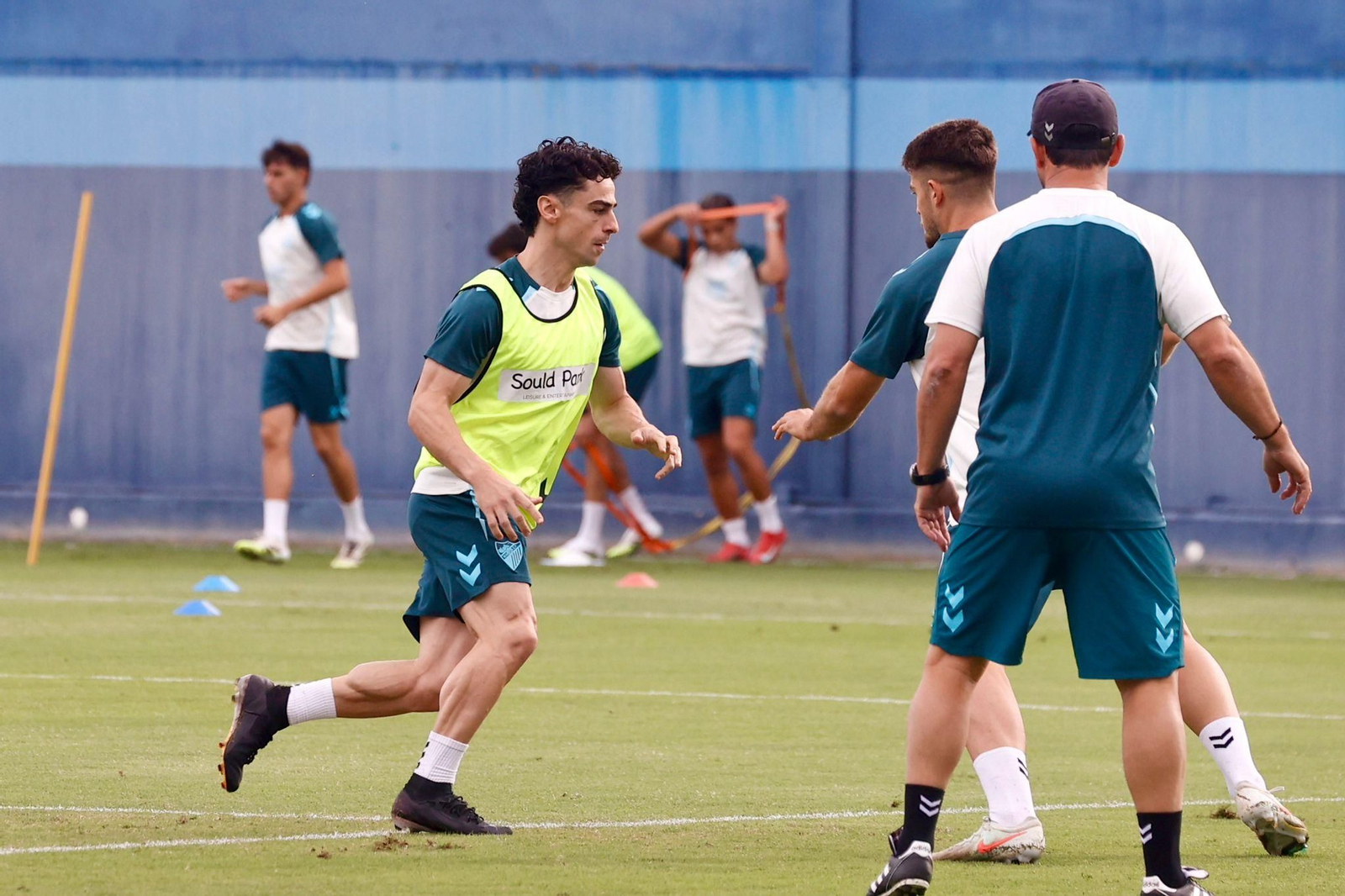 Rafita, del filial, novedad en el entrenamiento ante la baja de Carlos Puga