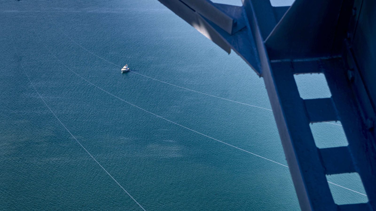 Vista desde la torre de Endesa en Puerto Real.