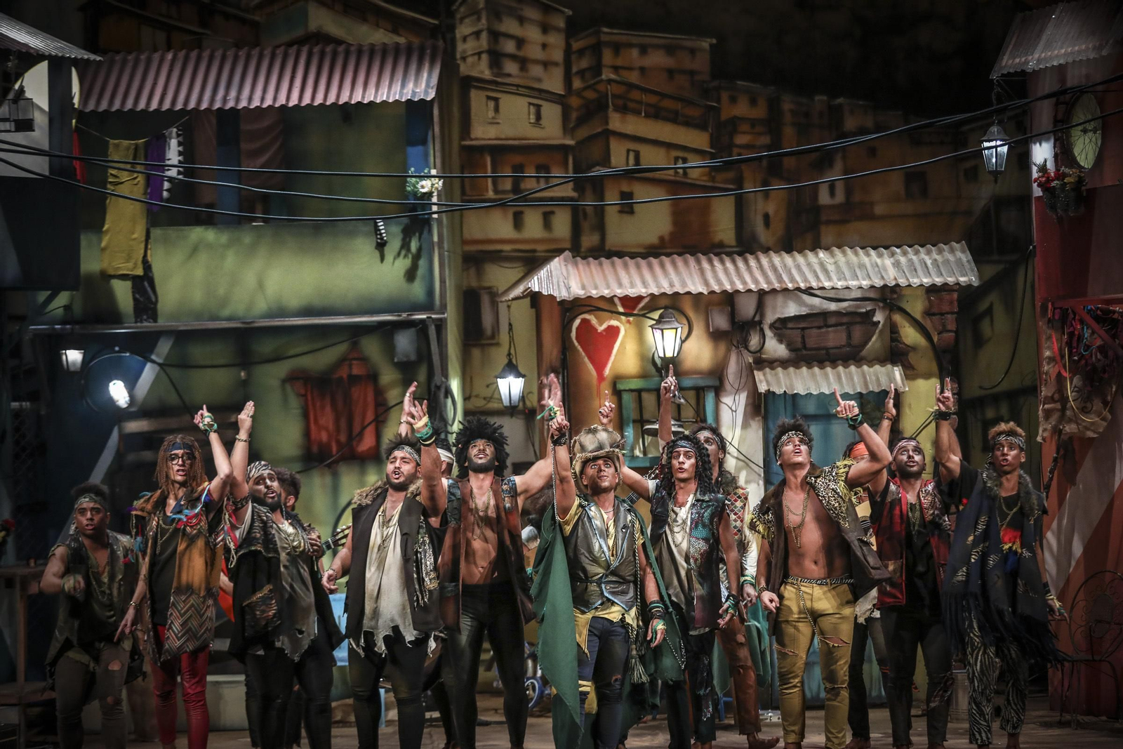 La comparsa de la cantera ('La ciudad de Dios' en 2020', una de las dos agrupaciones cabezas de serie de este martes.