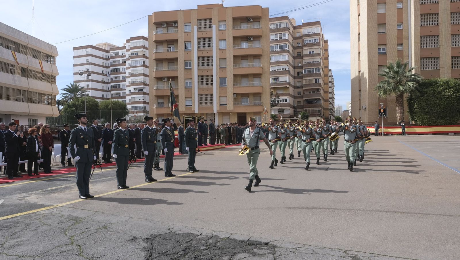 Las imágenes de la toma de posesión del nuevo coronel jefe de la Guardia Civil de Almería