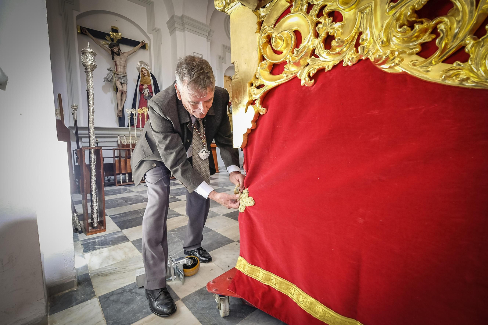 Salida de la hermandad de La Borriquita.