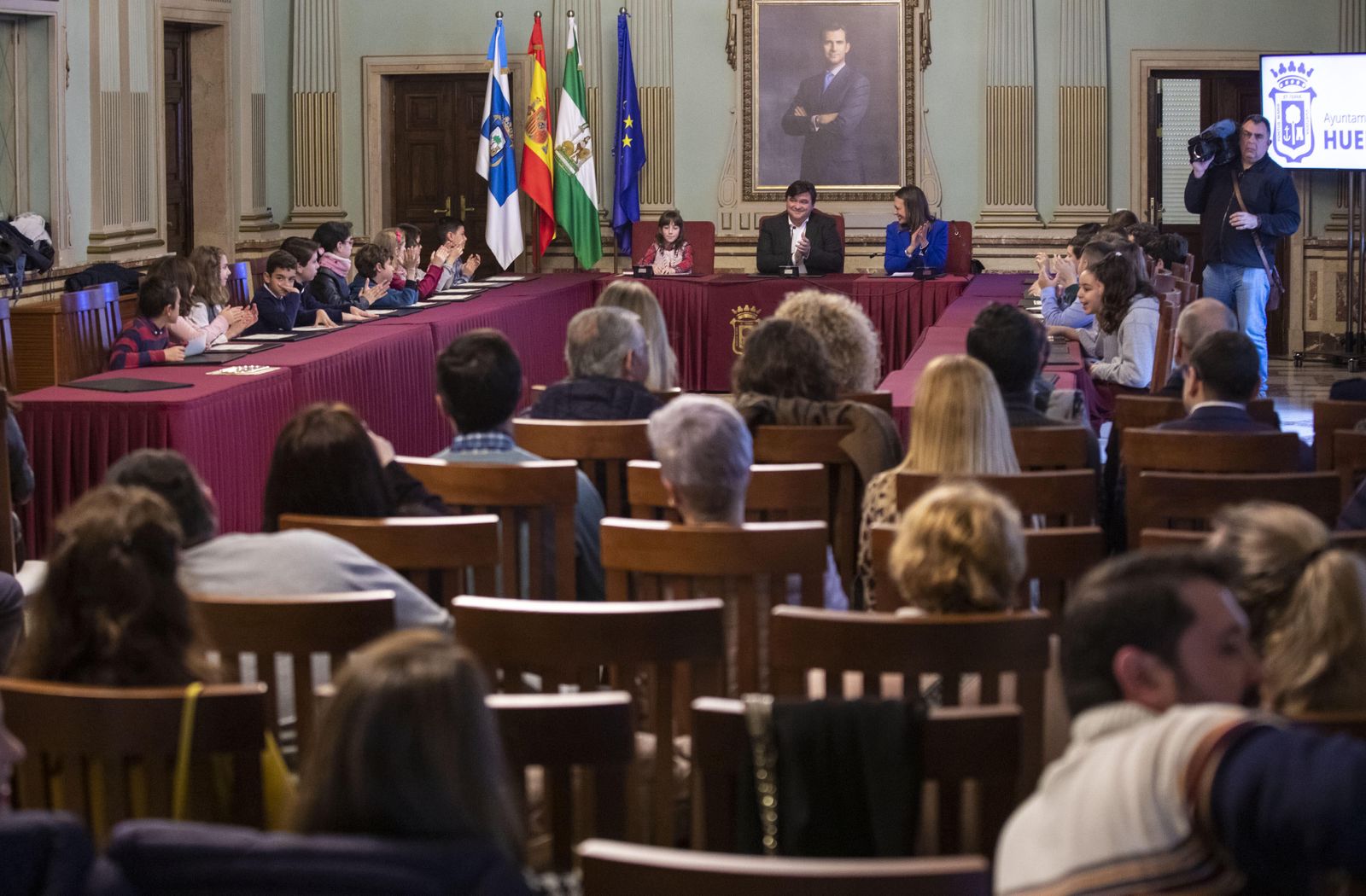 Imagen del Pleno Infantil celebrado el pasado año
