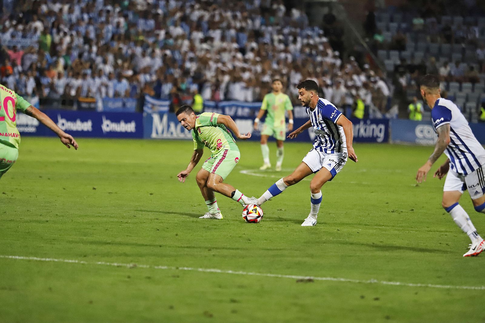 Imágenes del encuentro entre el Recreativo de Huelva y el Málaga