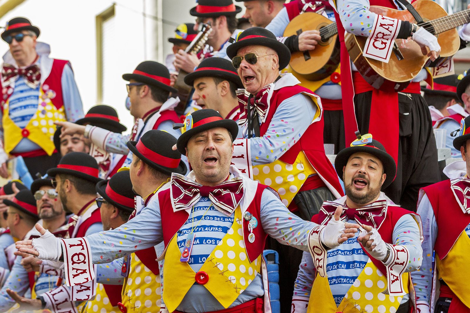 Las imágenes de la Batalla de Coplas y el carrusel de la Viña