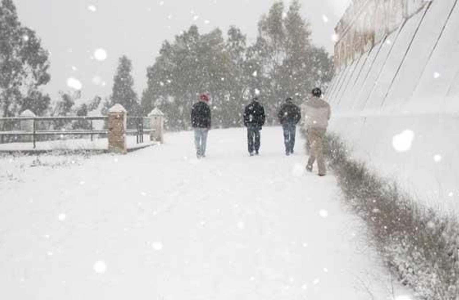 Intensa nevada en Constantina (enero 2010)