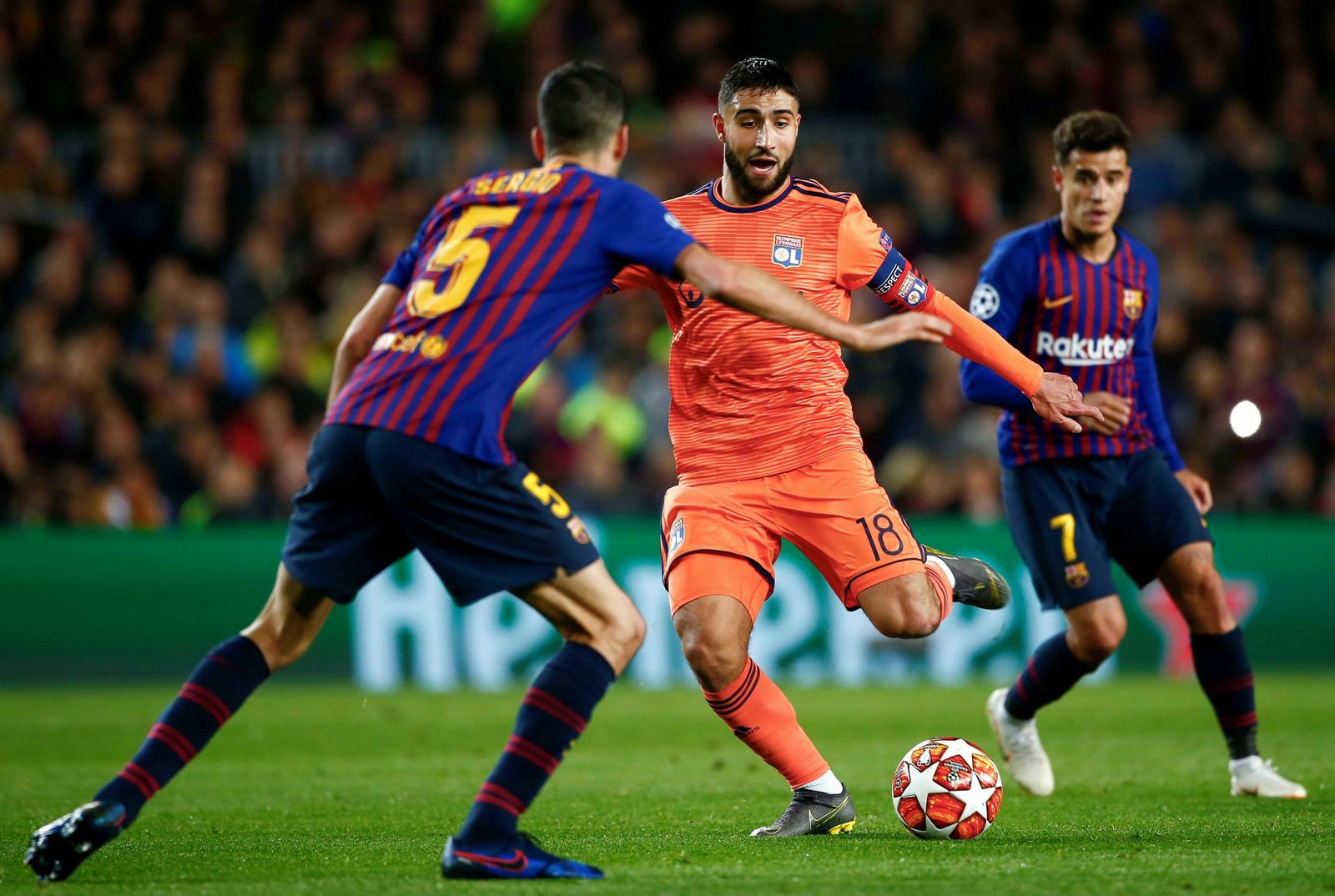 Las imágenes del Barcelona-Olympique de Lyon de Champions