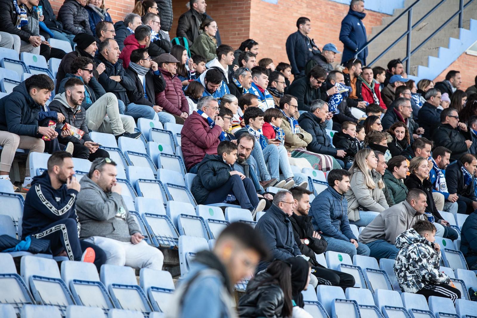 Imágenes de la afición en el Recreativo - San Roque