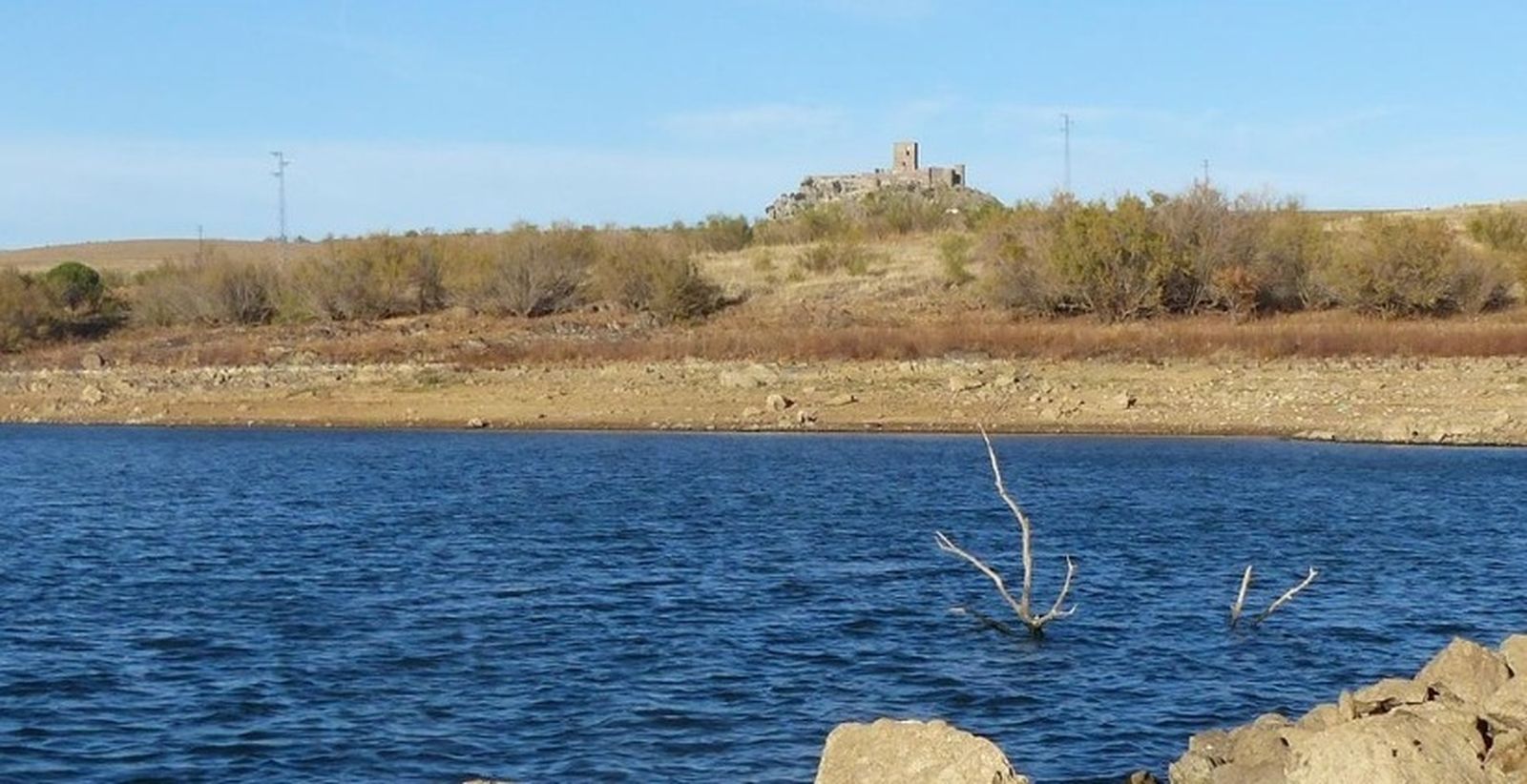 Vista del embalse de Sierra Boyera.