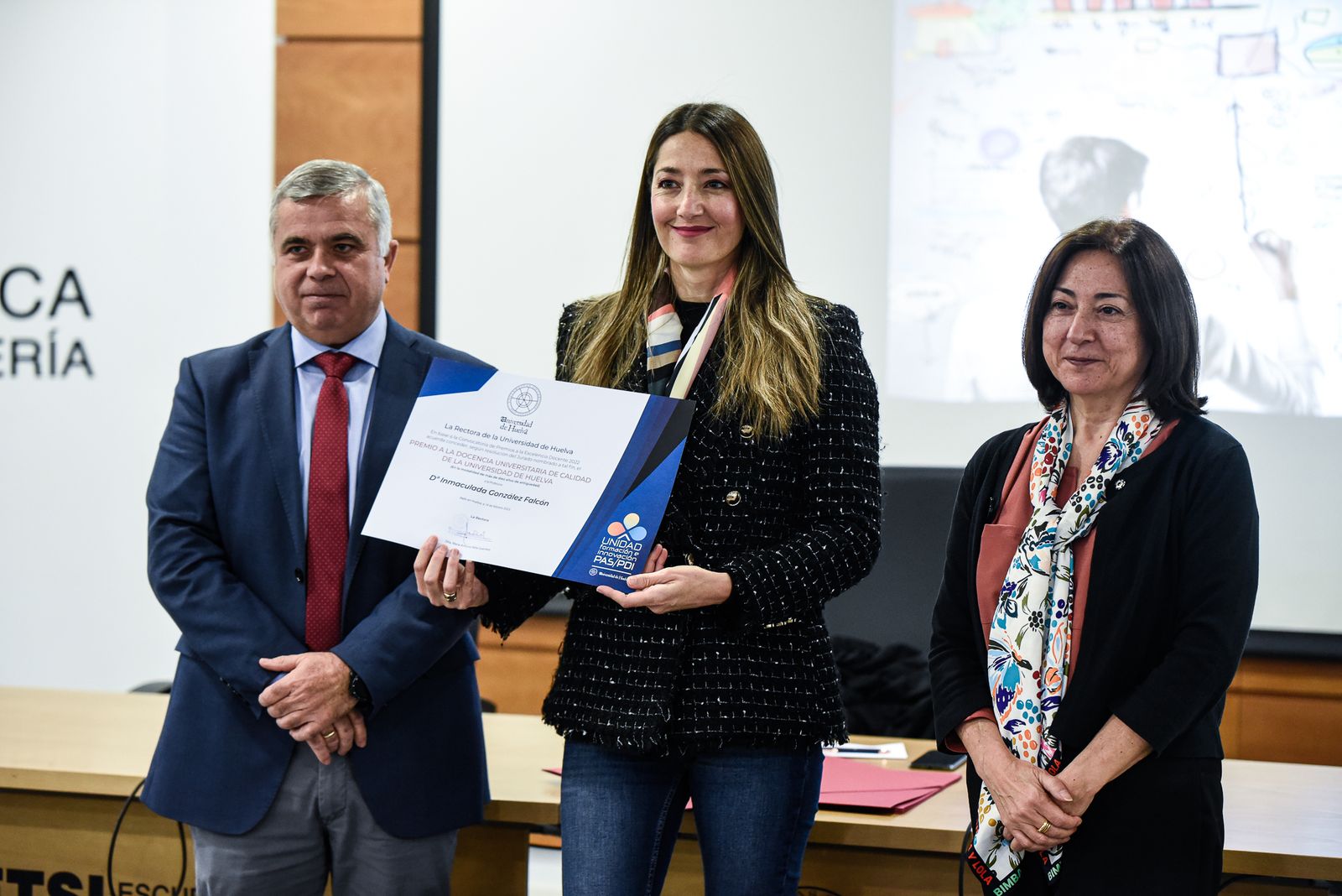 Imágenes de la entrega de premios a la excelencia docente 2022 de la Universidad de Huelva