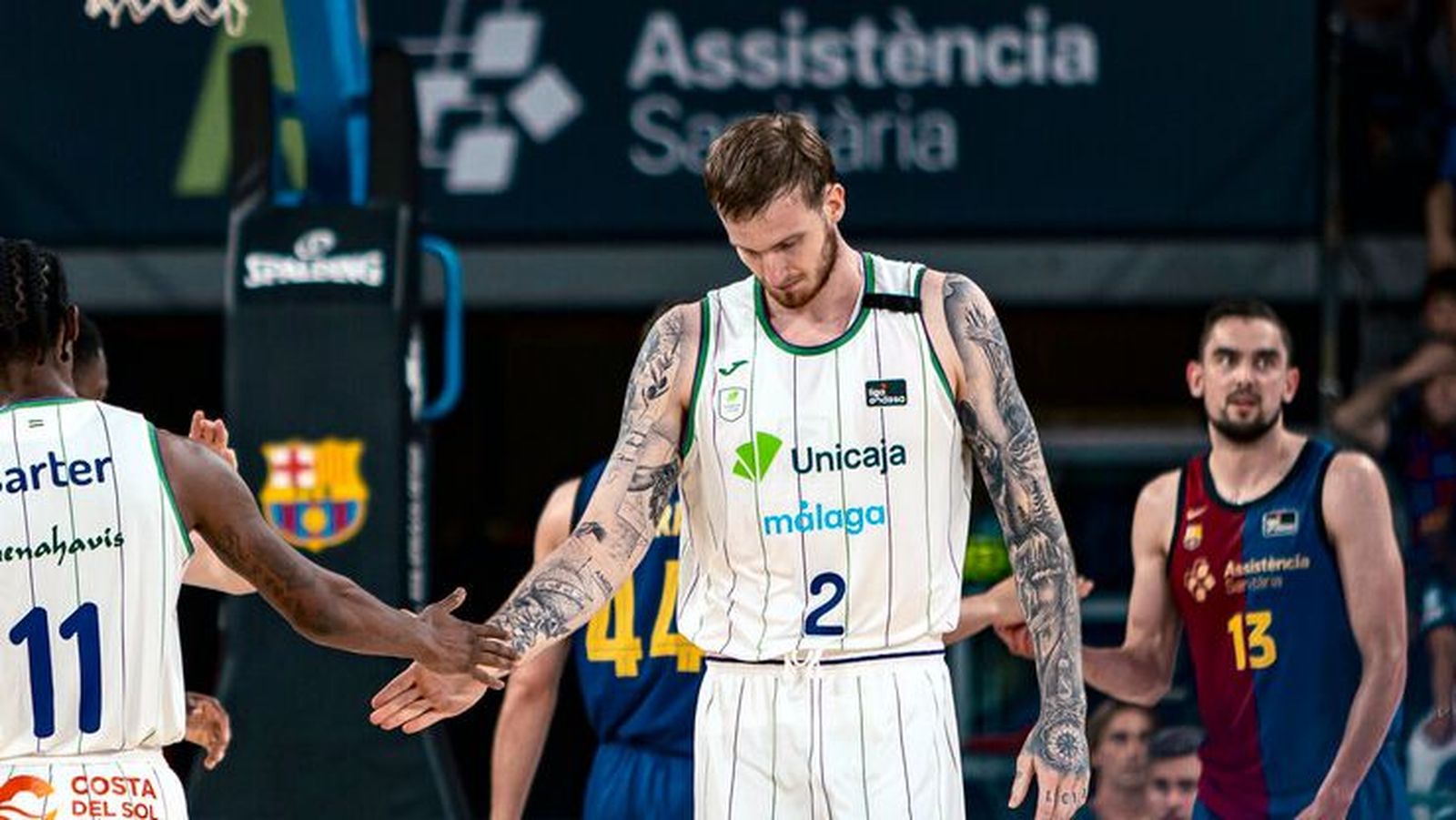 Balcerowski, en el Barça-Unicaja.