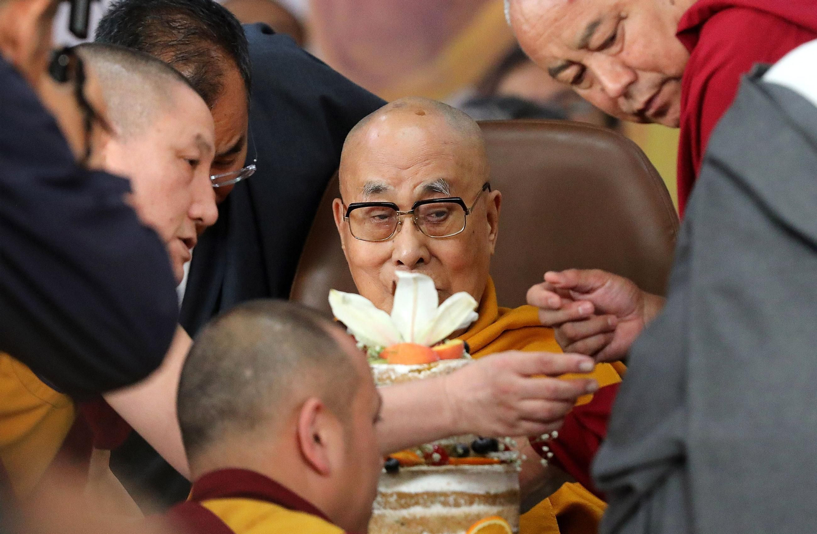 Las imágenes del 90º cumpleaños del dalái lama