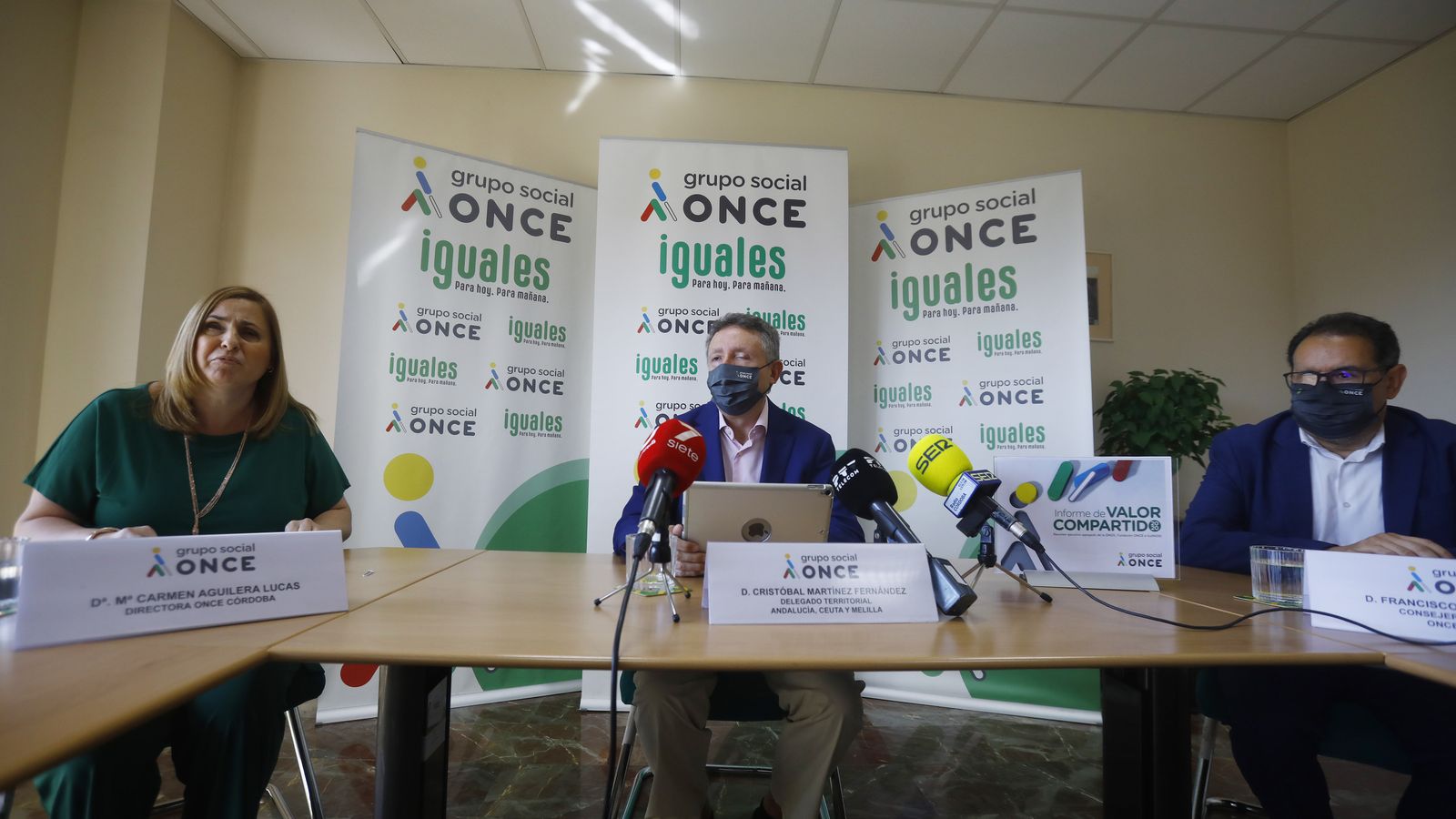 Presentación del balance anual de la ONCE en Córdoba.
