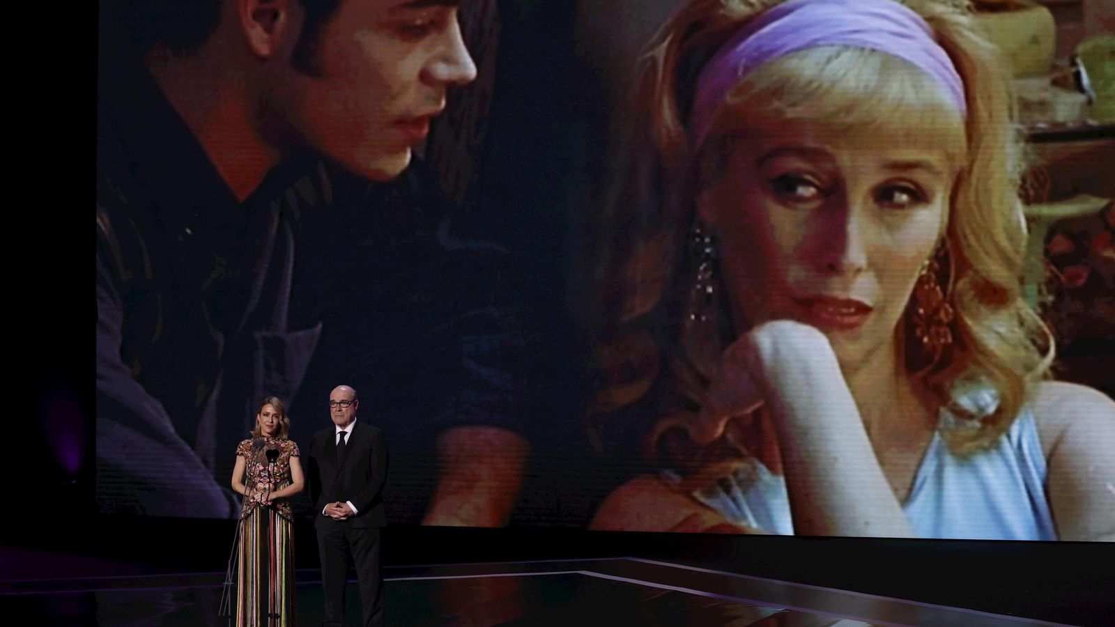 Silvia Abascal y Antonio Resines, en el homenaje a Verónica Forqué. Silvia Abascal y Antonio Resines, en el homenaje a Verónica Forqué.