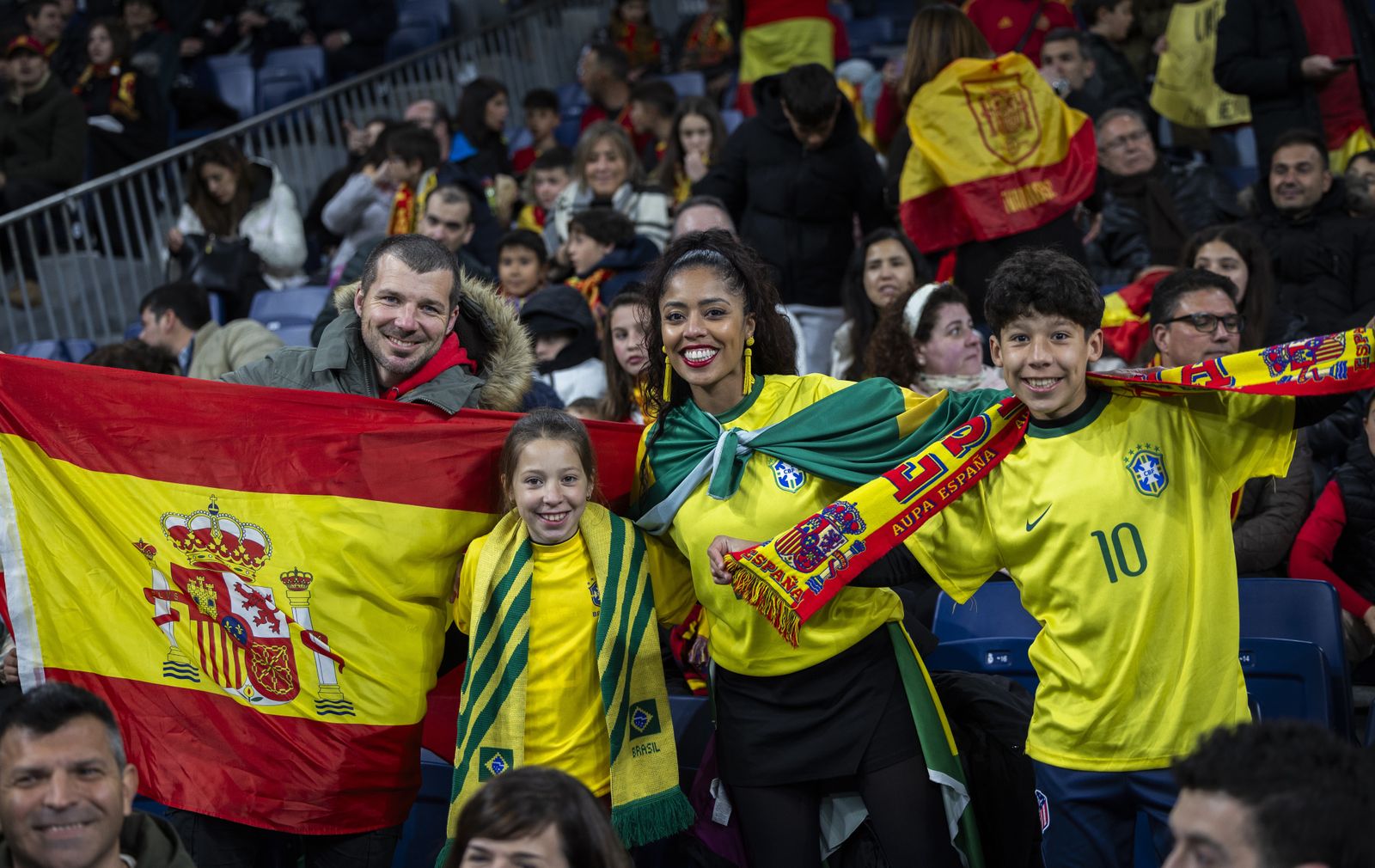 Las fotos del España - Brasil