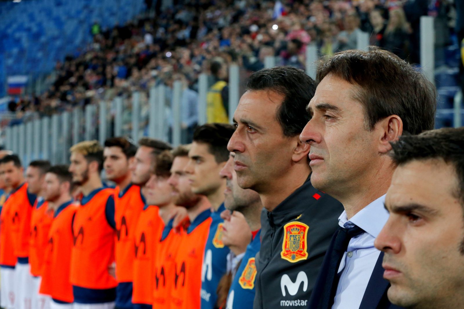 La galería del amistoso Rusia-España