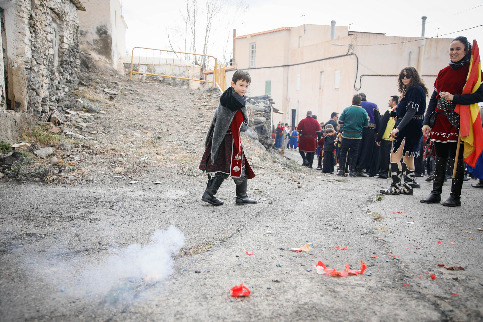 Última guerrilla en Gérgal entre moros y cristianos.