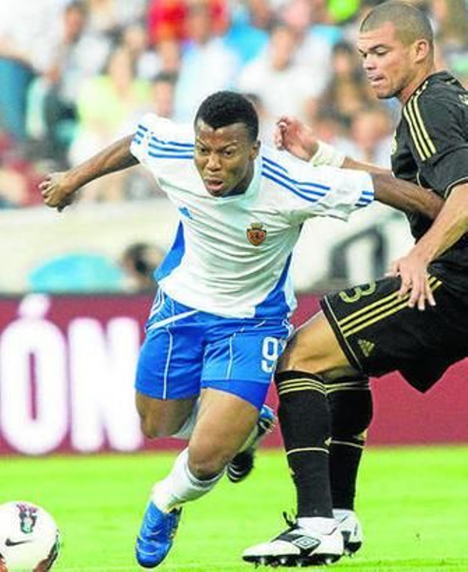 Uche jugó el domingo ante el Real Madrid.