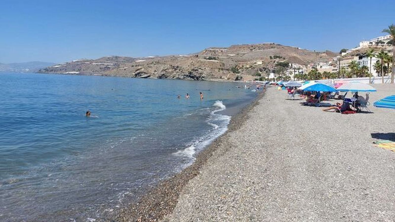 La playa de La Rábita, en Albuñol.