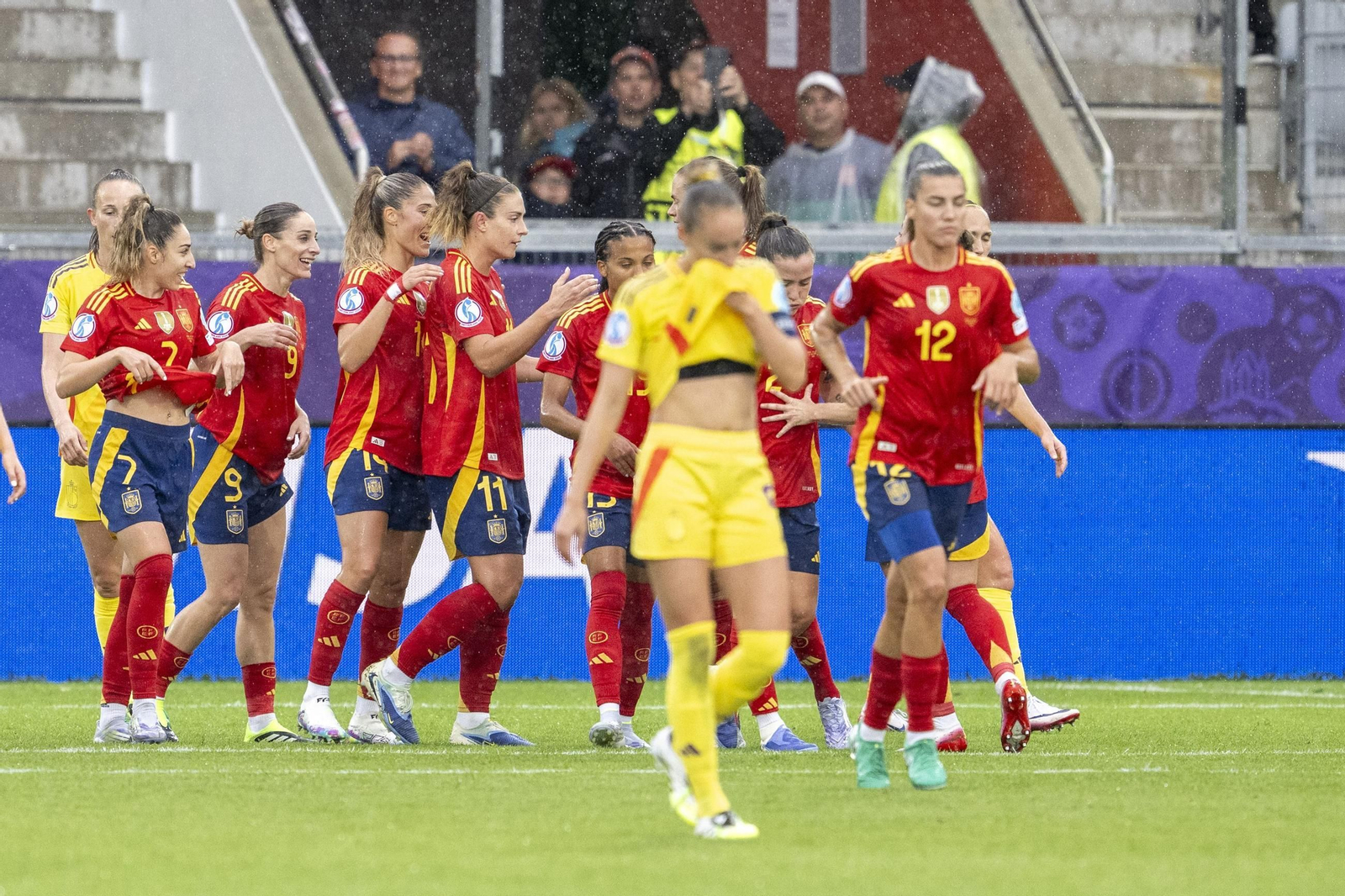 Las fotos de la goleada de España sobre Bélgica en la Eurocopa femenina