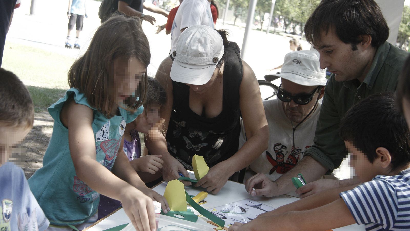 Talleres infantiles en el Parque del Alamillo.