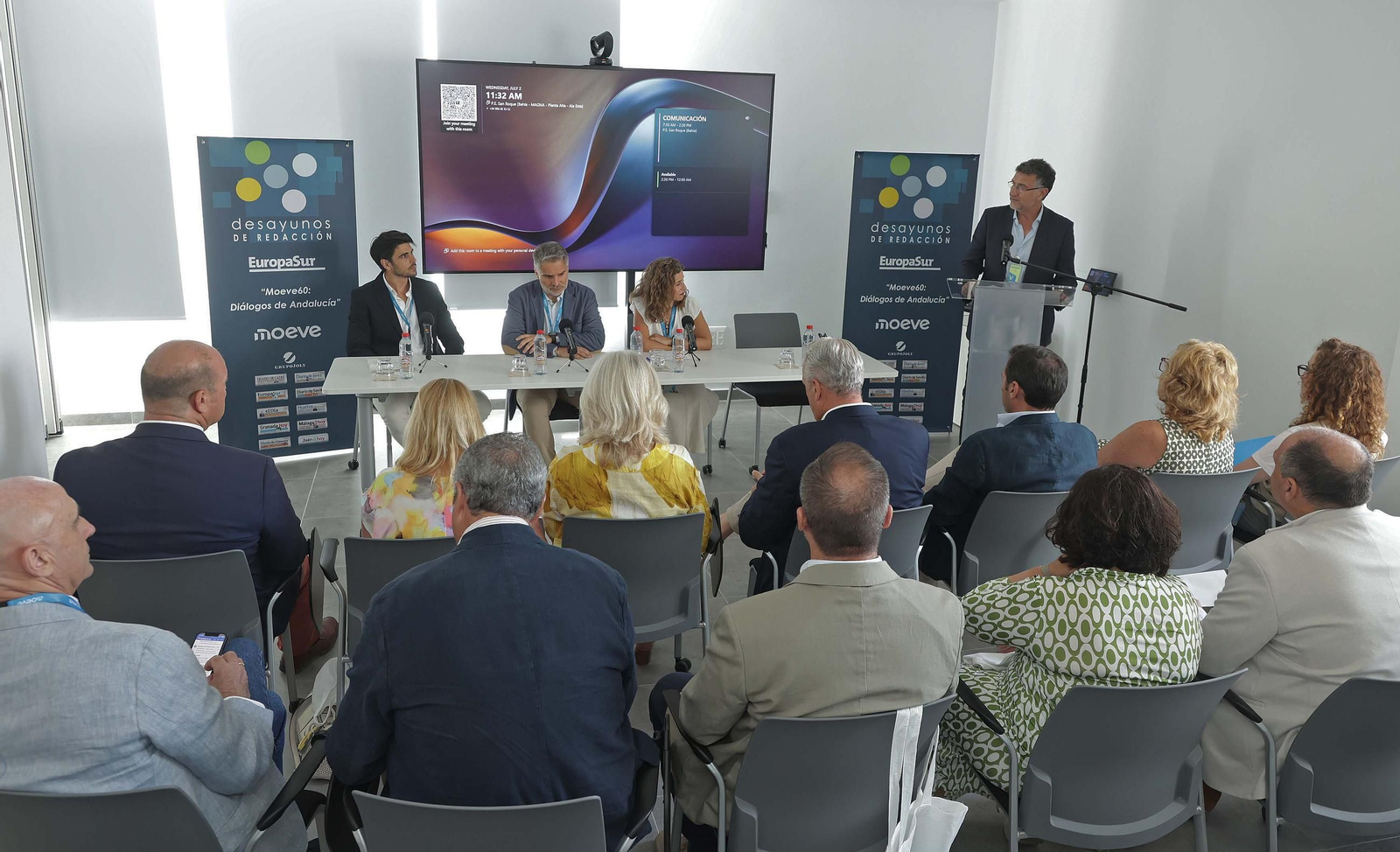 Fotos del Desayuno de Redacción de Europa Sur 'Moeve60 : Diálogos de Andalucía' en SanRoque