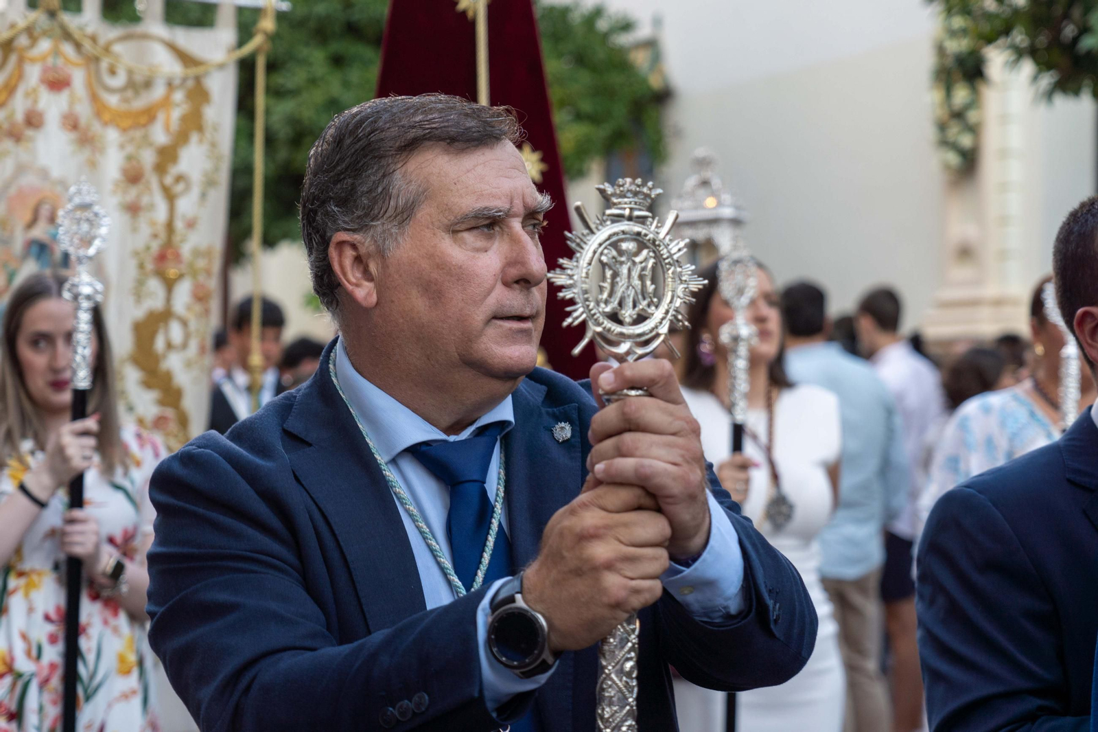 Imágenes de la procesión La Virgen del Carmen por las calles de Huelva