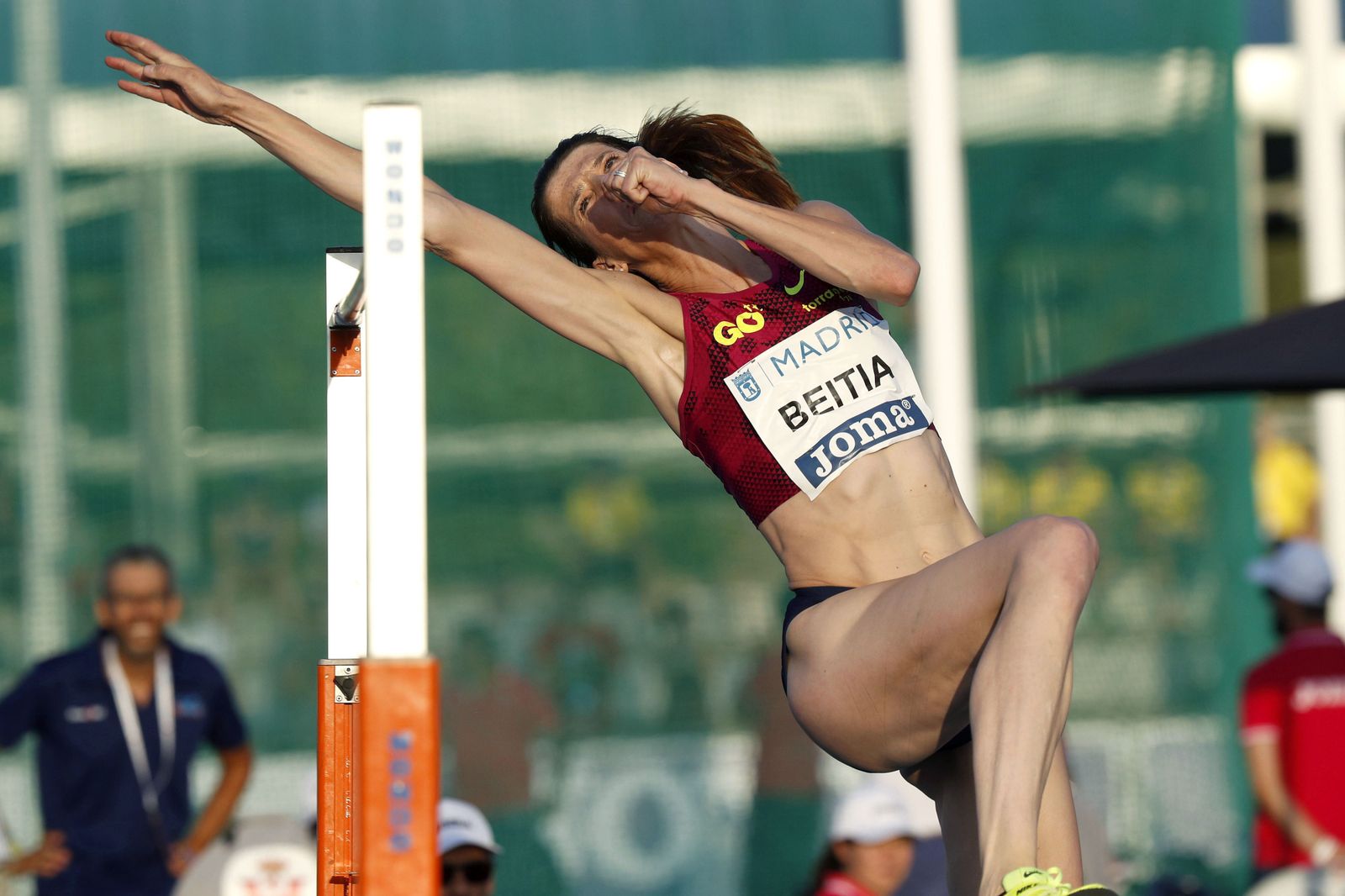 Ruth Beitia, en el Meeting de Madrid del mes pasado.