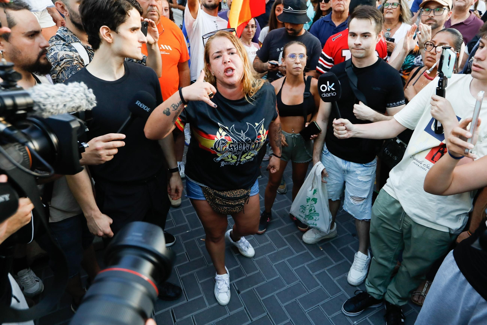 Las fotos de la manifestación frustrada de los ultras en Torre Pacheco