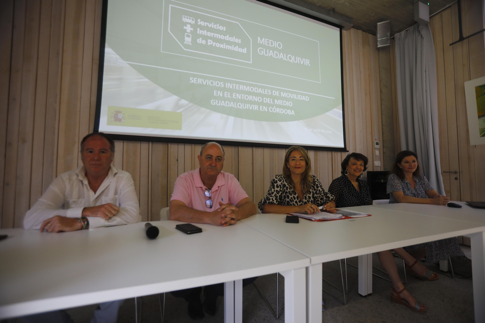 La visita de la ministra de Transportes a Posadas, en fotografías