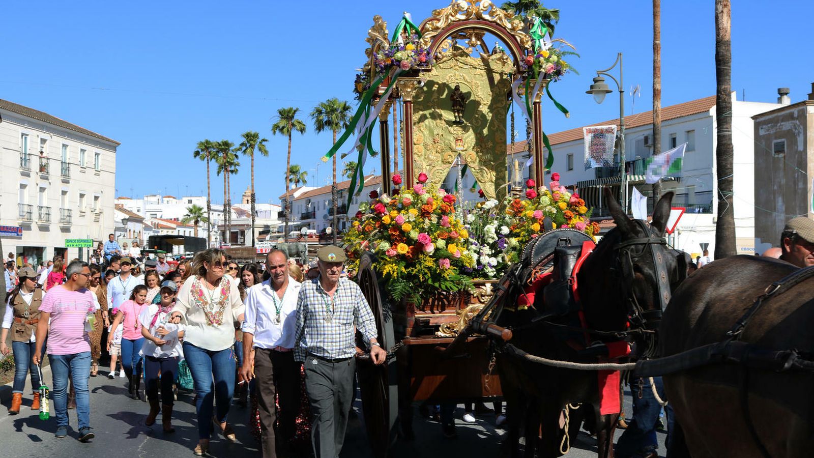 Traslado del Santo a la Casa de Hermandad.