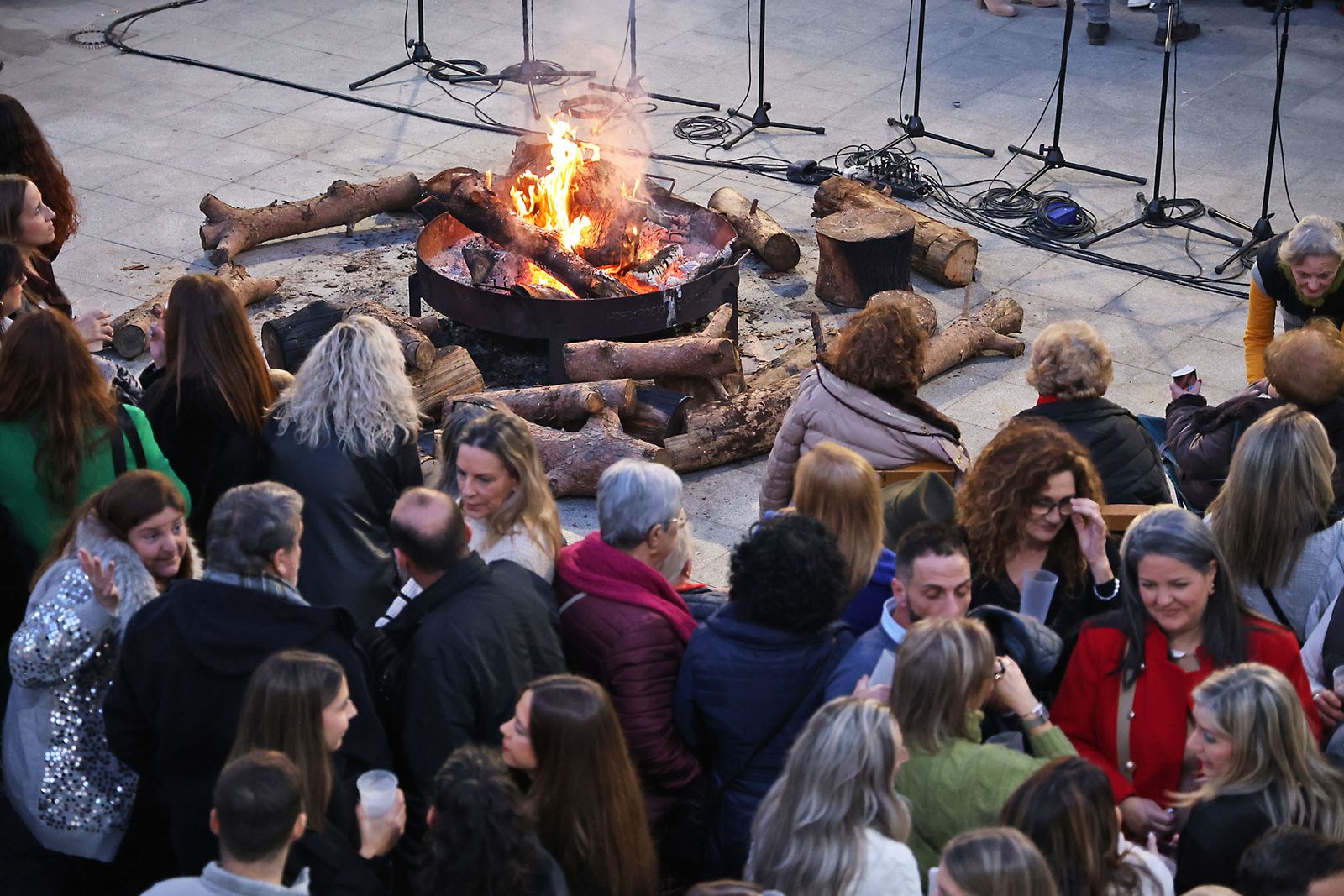 Imágenes de la Zambombaen la Hermandad del Rocío de Huelva