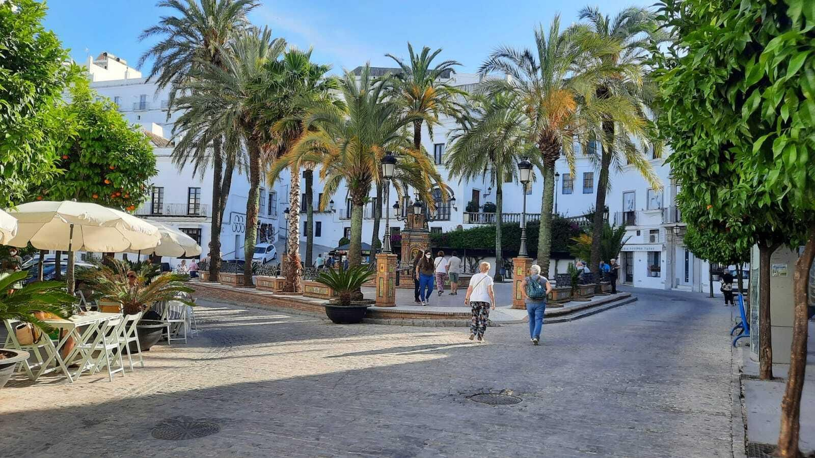 Plaza de España, muy cerca del hotel Plaza 18.