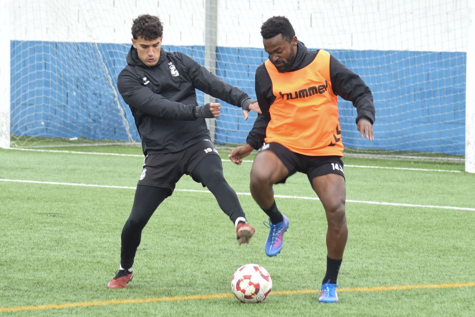 Las fotos del primer entrenamiento de Ángel Mancheño con la Balona
