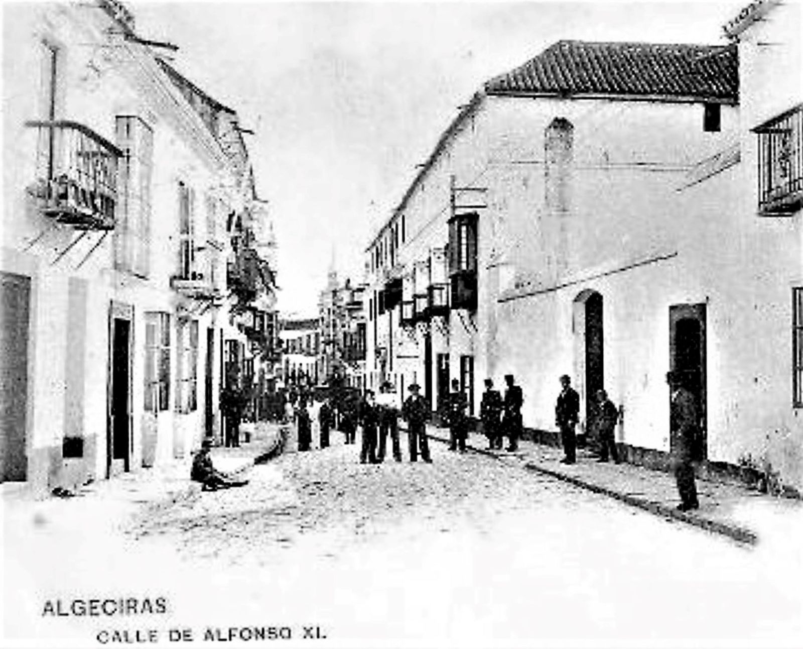 La calle Alfonso XI, en una imagen de época.