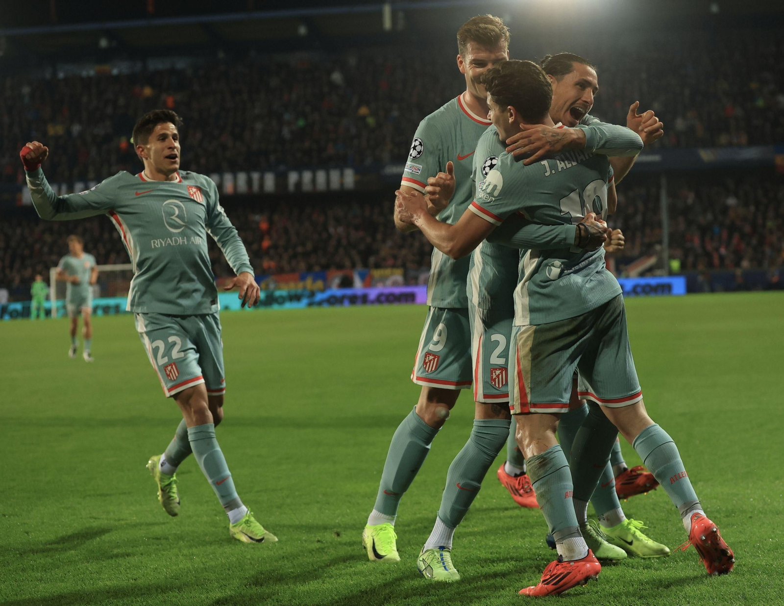 Las fotos de la goleada del Atlético de Madrid al Sparta de Praga