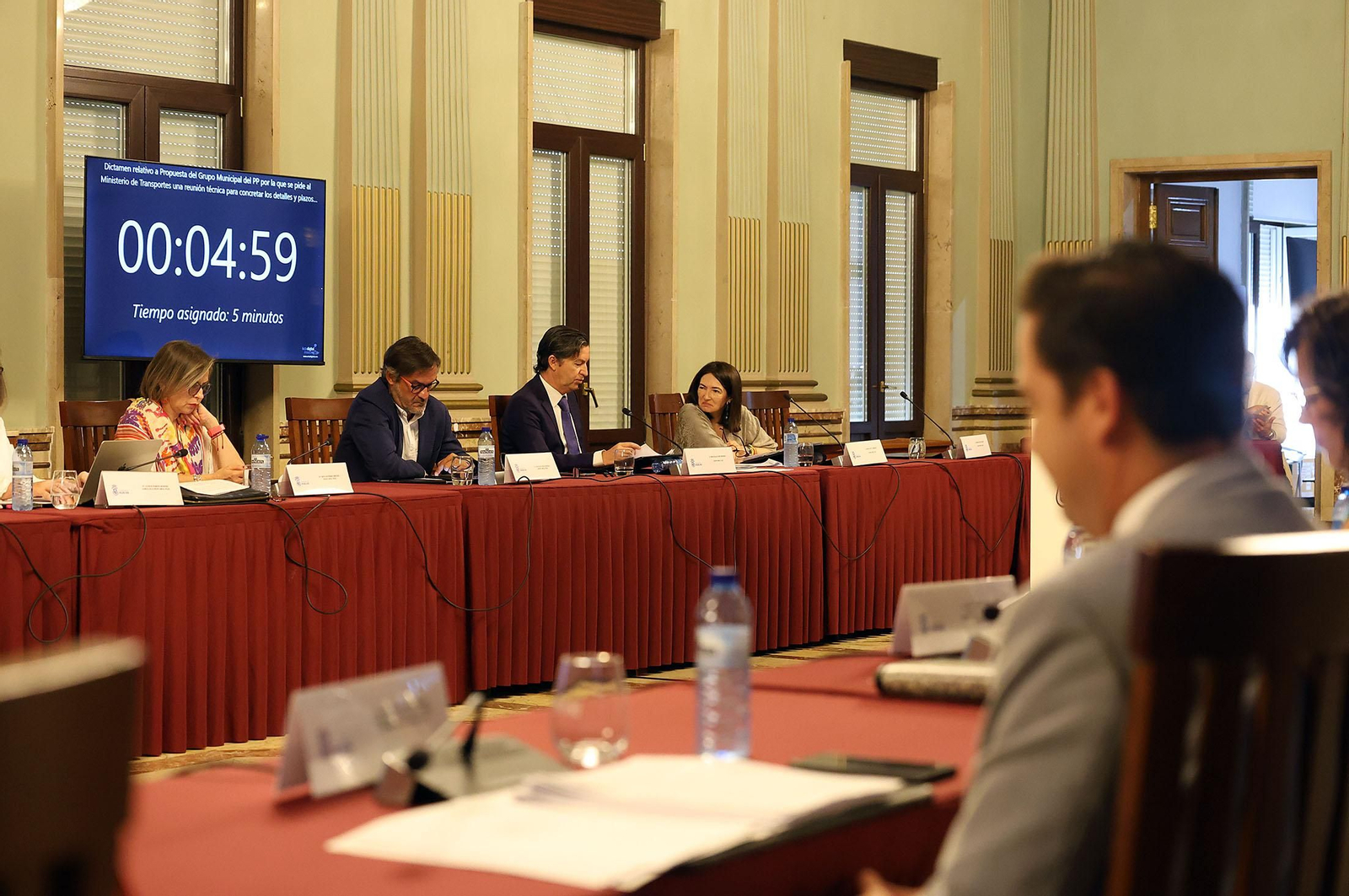 Imágenes del pleno ordinario correspondiente al mes de junio en el Ayuntamiento de Huelva