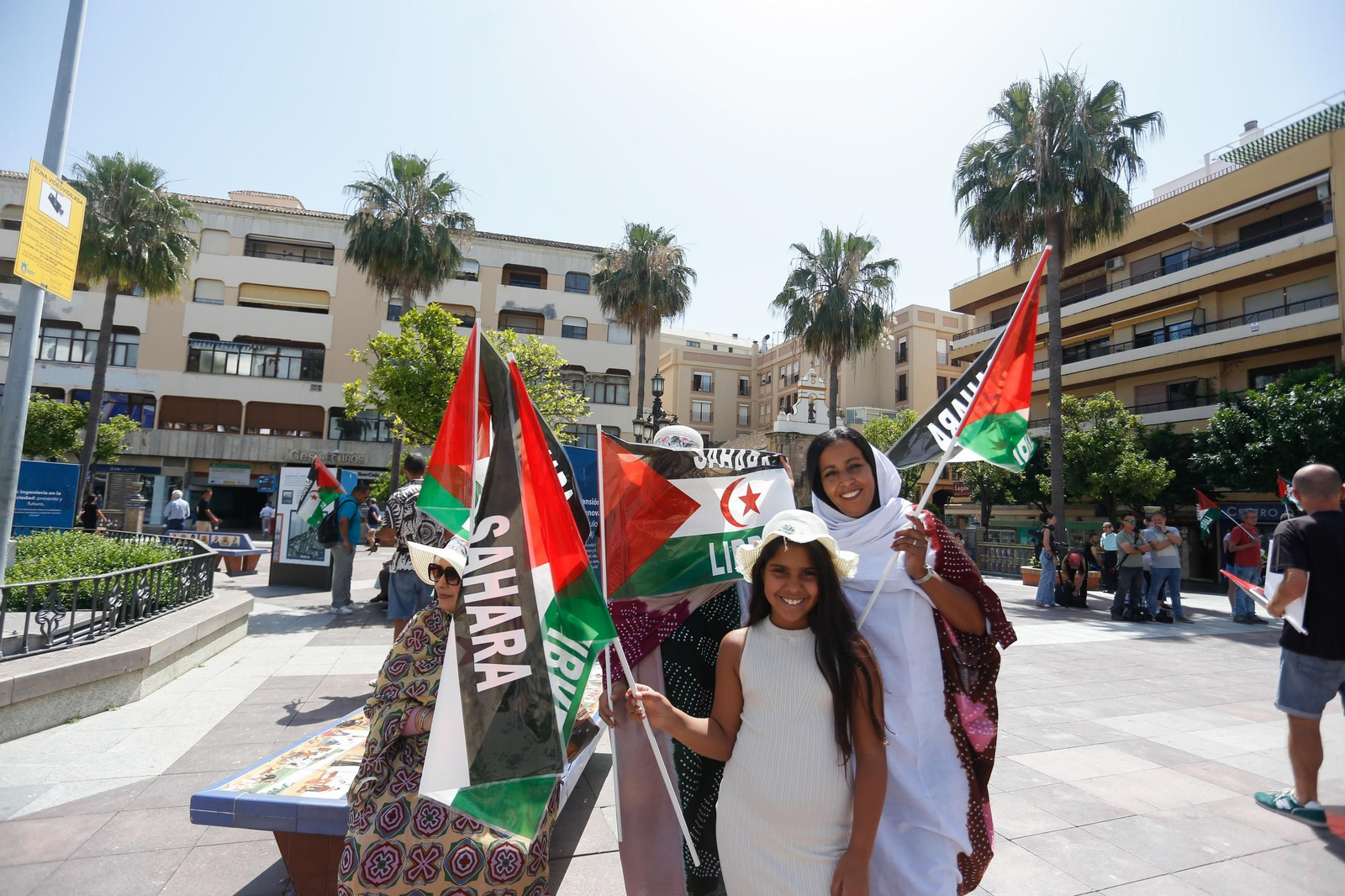 Las fotos de la concentración por los presos políticos saharauis en Algeciras