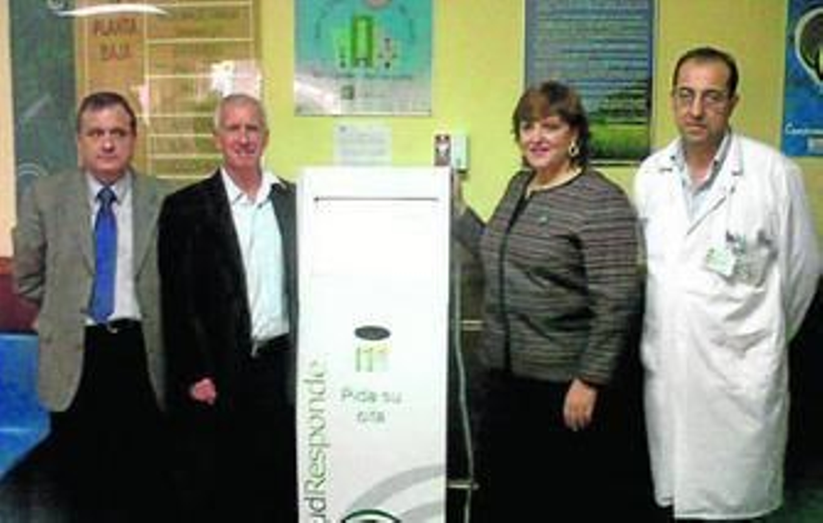 Vilaseca, González, Escalera y Hormigo, ayer, en Puerta Blanca.