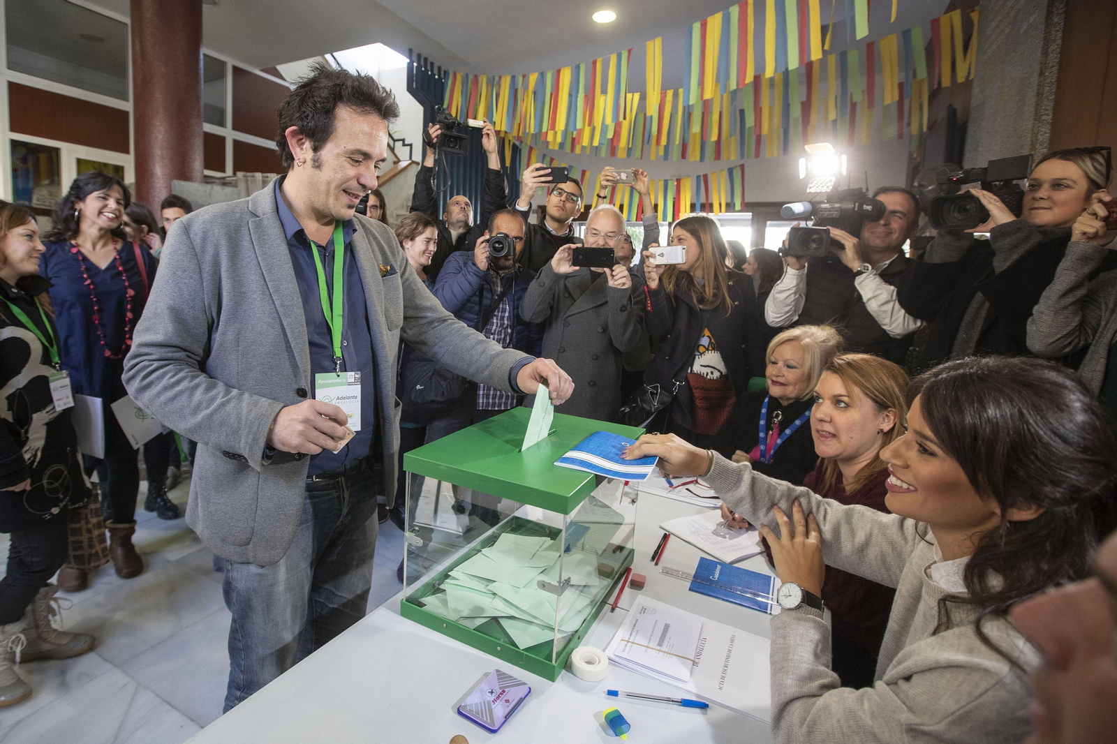 Las imágenes de las elecciones andaluzas 2018