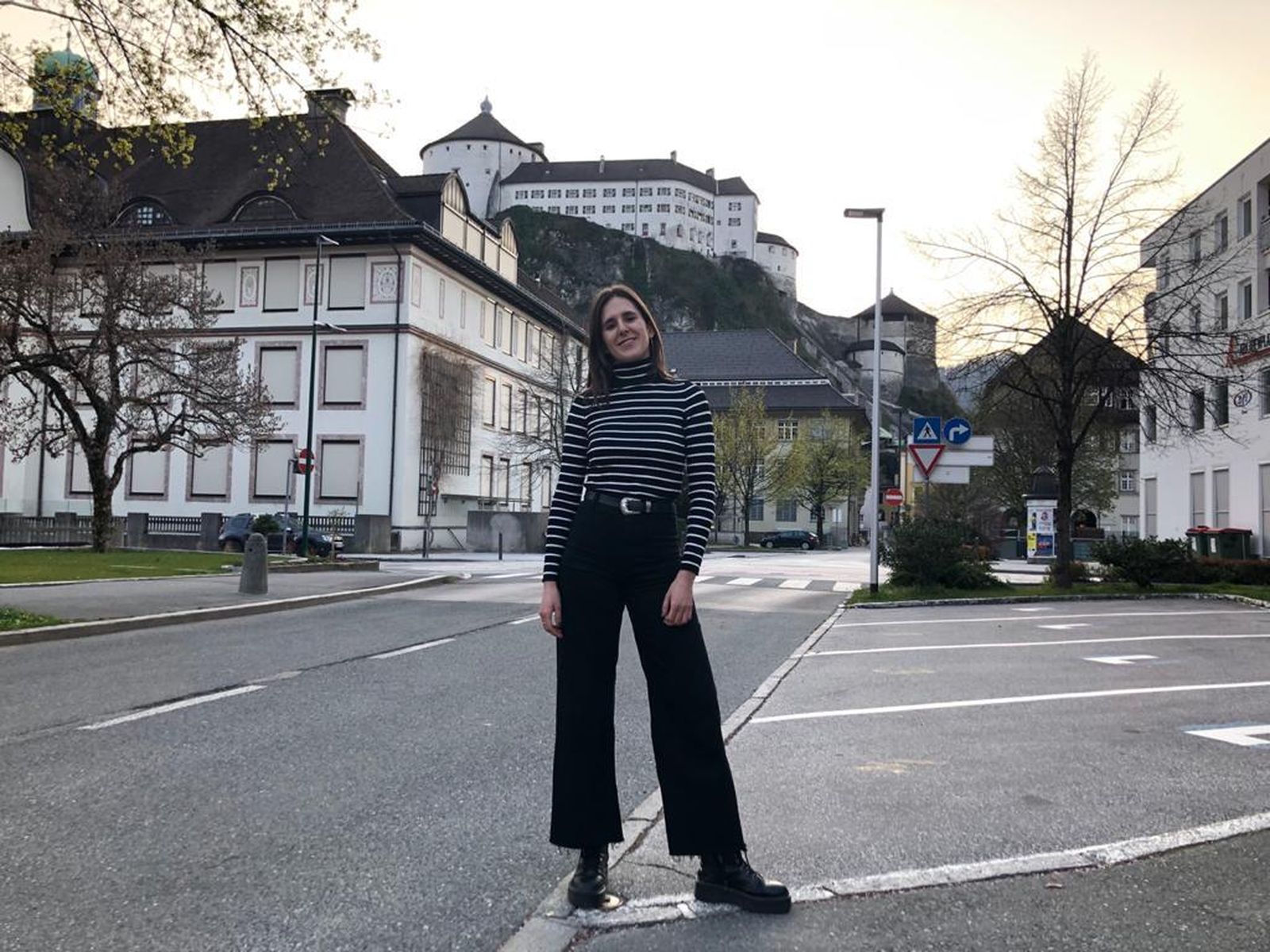 Elena Estrella en la ciudad austriaca donde cursa sus estudios como erasmus.