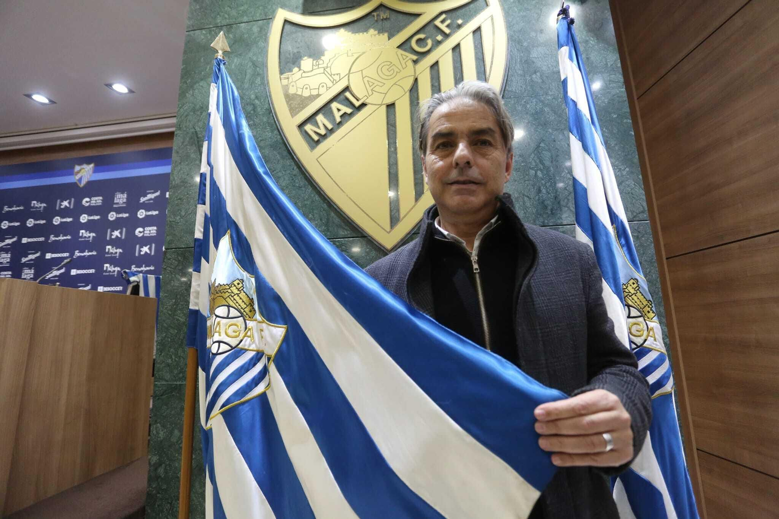 Las fotos de la presentación de Natxo González con el Málaga CF