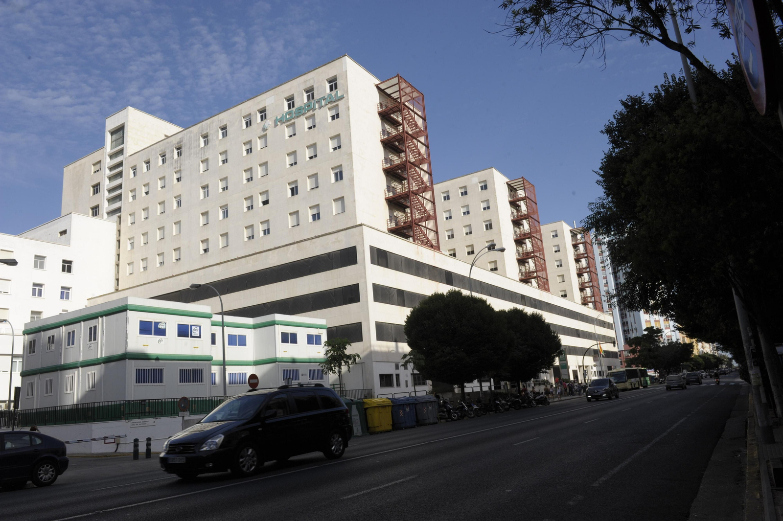 El Hospital Puerta del Mar de Cádiz.