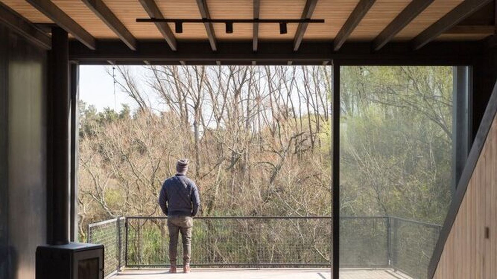 Proyecto de la Casa Levadiza de AToT Arquitectos Todoterreno, expuesta en la Casa de Iberoamérica