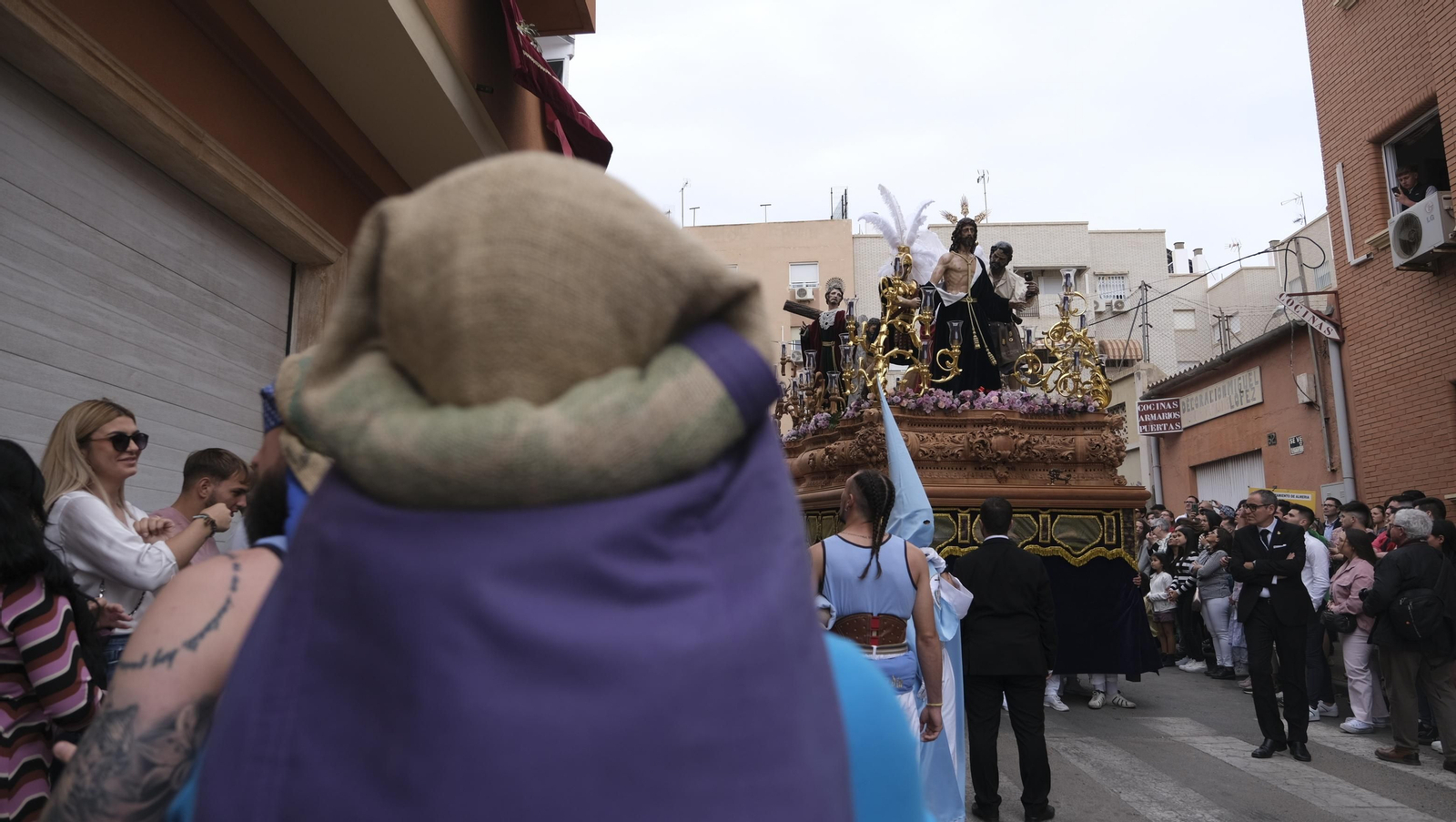 La procesión de Los Ángeles en Almería, en imágenes