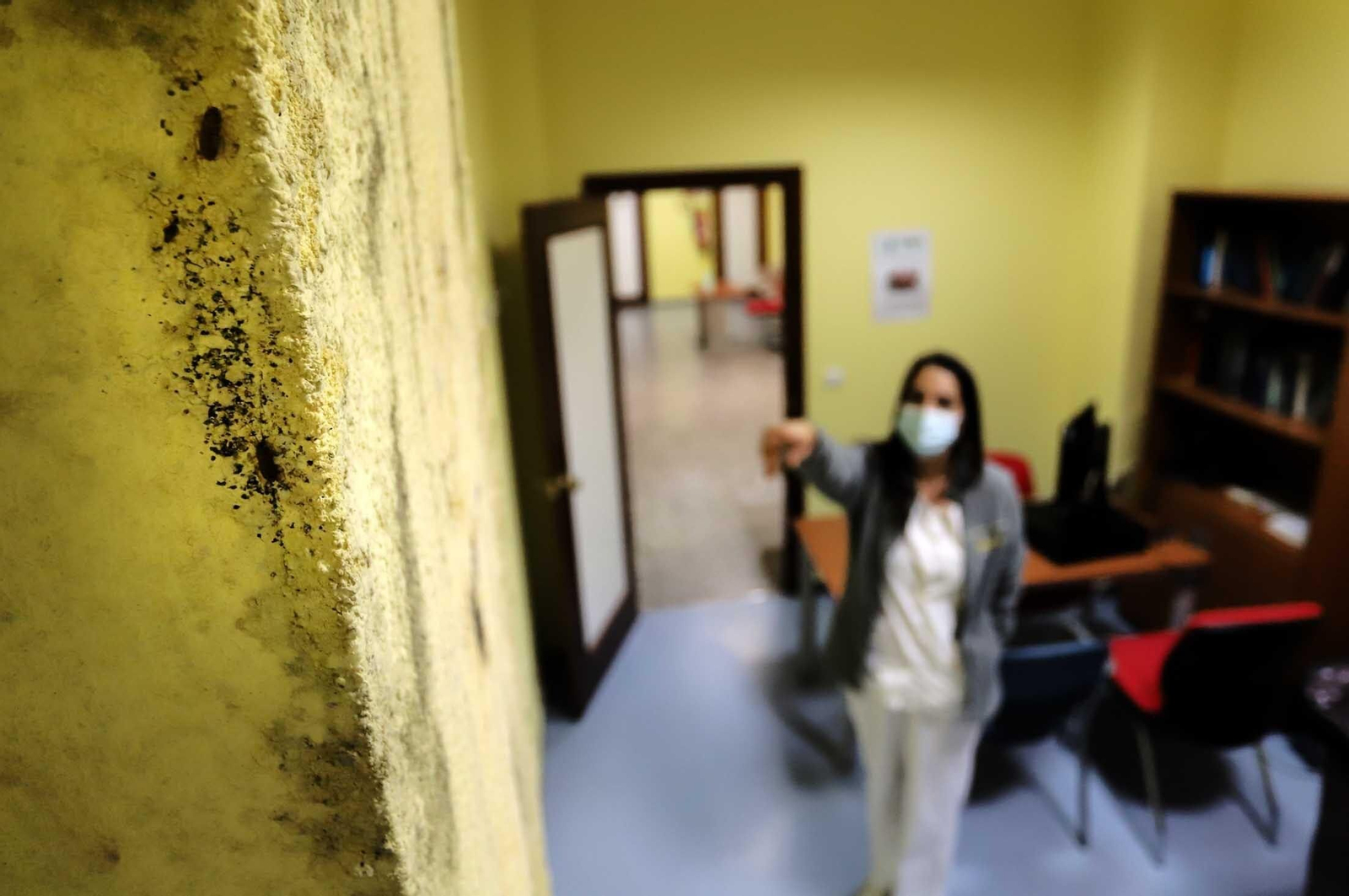 Imágenes del mal estado en el que se encuentra la Unidad de Salud Mental de la Plaza Houston