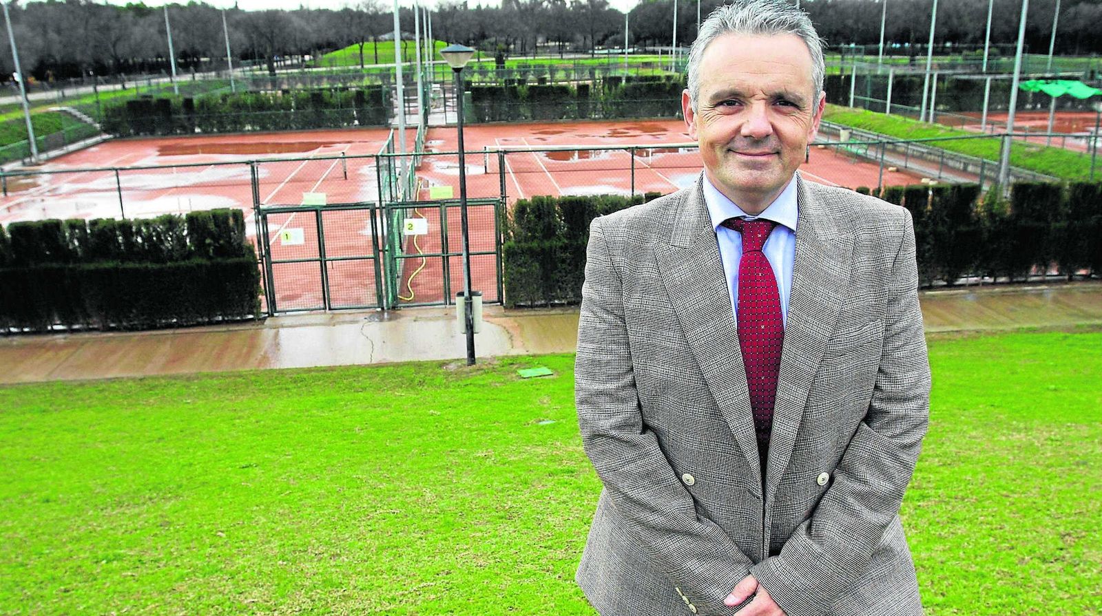 José Luis Escañuela, en una imagen durante su etapa como máximo responsable del tenis español.